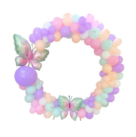 lamour-balloons-circle-butterfly-studio
